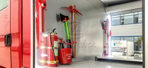 Camion de pompiers à mousse et eau HOWO 4*2 de 8000 litres à 10000 litres avec système de pompage, camion de sauvetage multifonction à vendre - Product Image 5