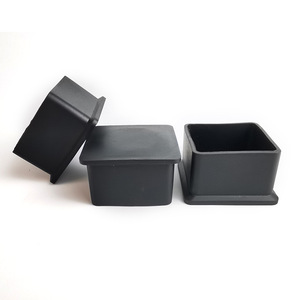 Tapón Cuadrado para Tubo de PVC Negro de 19x19mm a 50x50mm Moldeado por Inyección para Uso en Fabricación - Product Image 1