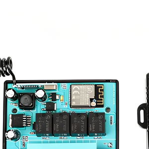 Ricevitore RF Wireless JH-Kit02 4CH 315MHz AC/DC12-24V a Codice Fisso/Apprendimento, in Plastica, con 100 Telecomandi per Controllo Motore Cancello - Product Image 2