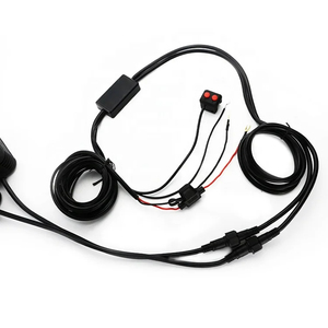 Phare de moto Devil Eye 60w Haute luminosité Faisceaux LED filaires Feux de travail LED Multifonctionnels Feux de conduite tricolores - Product Image 6