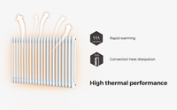 Radiateur de colonne en acier blanc de luxe 1010x600mm pour radiateur d'eau de chauffage central pour la maison