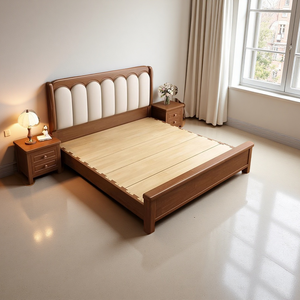 Victorian Customized Storage Solid Wood <strong>Bed</strong> <strong>Set</strong> for Hotel <strong>B</strong>&amp;<strong>B</strong> Apartment Bedroom Furniture - Product Image 3