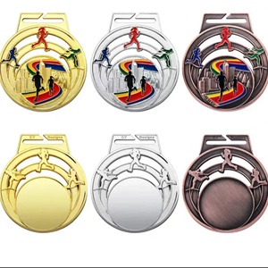 Vente en gros de médailles sportives personnalisées très demandées : médailles de football, de basketball, de course à pied, médailles d'or pour le sport, artisanat métallique - Product Image 3