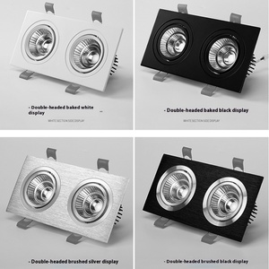 Spotlights LED encastrés carrés orientables 2,5 pouces 3,5 pouces pour <span class=keywords><strong>plafond</strong></span>, éclairage intérieur haute luminosité, qualité supérieure - Product Image 3
