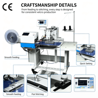 Machine à coudre automatique 2210 pour faire des étiquettes de nom en velcro