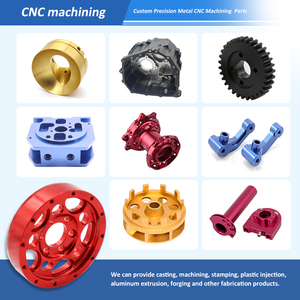 5 Axis CNC penggilingan kekuatan tinggi 7075 bagian aluminium Custom Thread jelas permukaan Anodized Sandblasted roda mobil bagian Hub - Product Image 2