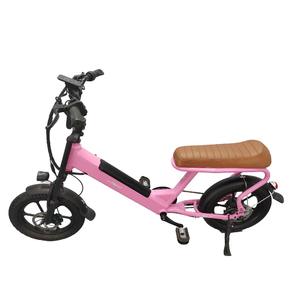 <span class=keywords><strong>Bicicleta</strong></span> Eléctrica Urbana de Alto Rendimiento con Doble Asiento para Mujer, de 16 Pulgadas, con Batería de Litio - Product Image 5