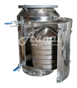 High Efficiency Bullet Magnetic Separator <b>for</b> Bulk Material Cleaning and Processing Lines - Product Image 3