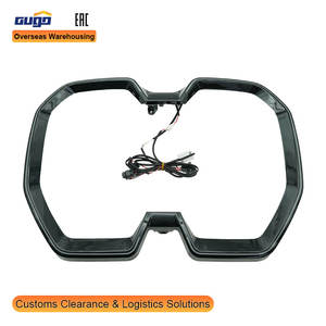 GUGO <span class=keywords><strong>2022</strong></span>-On pour <span class=keywords><strong>BMW</strong></span> IX Grille avant éclairée Noir brillant Plastique ABS Modification de voiture Nouveau produit - Product Image 1