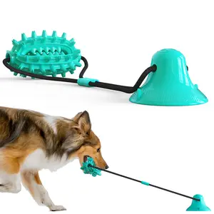 2022 Mainan Lucu Pembersih Gigi Hewan Peliharaan Mainan Geraham Pengisap Tunggal TPR Tahan Lama Mainan Kunyah Anjing untuk Pengunyah Agresif