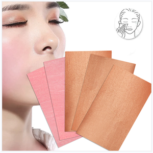 secante de aceite cosmético maquillaje de sombra de ojos y papel en polvo rubor logotipo personalizado papel secante de ma - Product Image 1