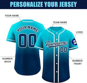 Maillot de baseball personnalisé style streetwear avec nom et numéro imprimés, effet 3D, manches courtes, coupe ample, uniforme de sport pour adolescents - Product Image 6