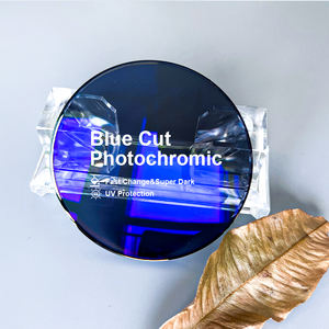 Lunettes photochromiques <span class=keywords><strong>anti</strong></span>-lumière bleue à indice élevé 1.67, nouvelle conception, vision simple, tendance - Product Image 6