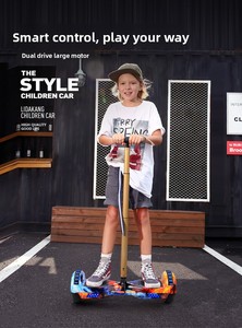 Trottinette électrique moderne 36V pour enfants, roues de 6,5 pouces, lumières LED, trottinette à deux roues auto-équilibrante, <span class=keywords><strong>hoverboard</strong></span> - Product Image 4