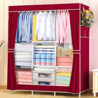 Nouvel arrivage armoire en tissu pliable grande capacité armoire Portable Design Simple