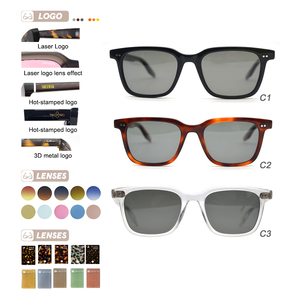 Lunettes de soleil Vegard Man <span class=keywords><strong>Versage</strong></span> 2023, monture en acétate transparent, verres polarisés, nouvelle collection de lunettes de soleil tendance de la marque Tac - Product Image 5