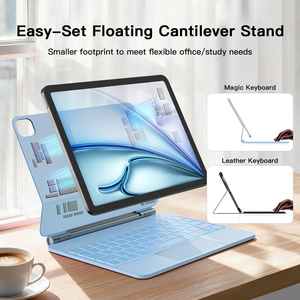 แป้นพิมพ์ทัชแพดอัจฉริยะใหม่คีย์บอร์ดมหัศจรรย์สำหรับ <span class=keywords><strong>iPad</strong></span> Air 11นิ้ว <span class=keywords><strong>iPad</strong></span> <span class=keywords><strong>Pro</strong></span> <span class=keywords><strong>iPad</strong></span> 11นิ้ว USB-C ไร้สาย10.9นิ้วติดตั้งง่ายแม่เหล็ก - Product Image 3