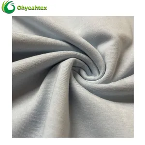 Gots Certified Eco-friendly 150gsm 70% Organic Cotton 30% Mint Viscose Jersey Fabric For Tshirts