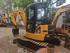 Pluma oscilante/zapatas de goma PC55 Komatsu Mini excavadora con motor EPA - Product Image 2
