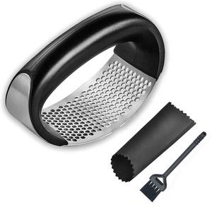 Multifunctional Household Garlic Press 430 Stainless Steel Garlic Masher Kitchen Gadget