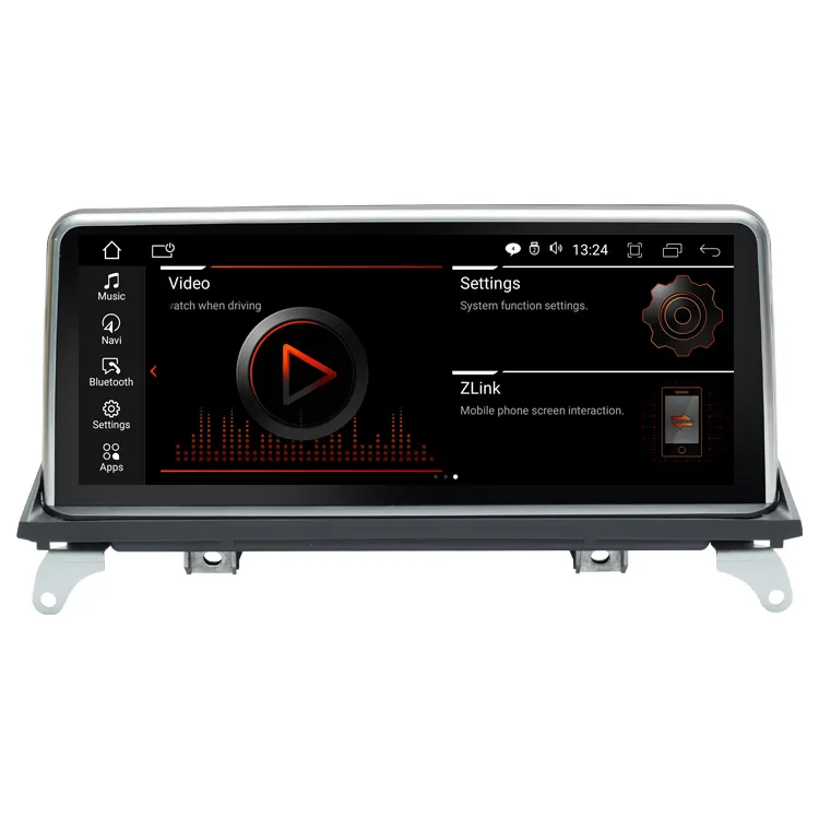 Ismall 10.25 inç dokunmatik ekran araba radyo Android BMW X5/X6 E70/E71 2007-2013 CCC MP3 MP3 multimedya oynatıcı
