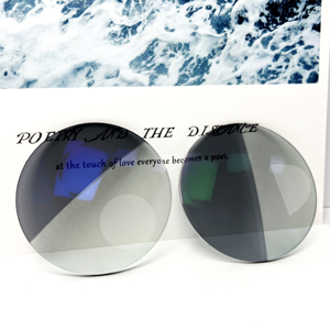 China Danyang RX <span class=keywords><strong>Lentes</strong></span> bifocales fotocromáticas Lente óptica de resina <span class=keywords><strong>Lentes</strong></span> fotocromáticas Lente de anteojos bifocales redondos - Product Image 1