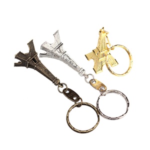 Fabricante Profesional de Porta Llaves Metálicos Personalizados, Creativo Llavero 3D de la Torre Eiffel de París, Recuerdos de Viaje Franceses - Product Image 5