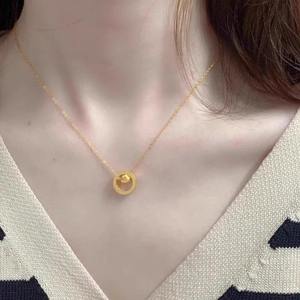 Collar de Clavícula Elegante y Exquisito para Mujer, con Perlas de Bambú, Diseño de Lujo Ligero, Personalizado, Novedad 2025, Superventas - Product Image 4