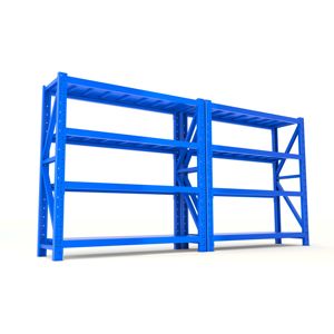 מדפי אחסון תעשייתיים מפלדה מחוזקת, קיבולת עומס גבוהה, מדפי מחסן חזקים ועמידים - Product Image 3