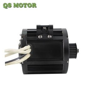 มอเตอร์ QS 138 70H 3000W PMSM แบบขับเคลื่อนกลาง BLDC พร้อมเฟือง 428 และคอนโทรลเลอร์ไซน์เวฟพร้อมโปรแกรมสำหรับยานพาหนะ 138 70H มอเตอร์ Bldc - Product Image 1