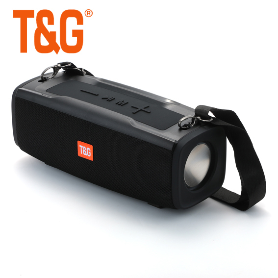 Tg-624 Fabric Rgb Wireless Speaker Over-shoulder Outdoor Music Speaker Exquisite Sub-woofer Out T&g Exclusive Factory