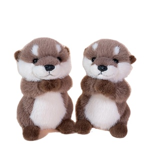 Al por mayor: Muñecos de peluche suaves de nutria Lutra Lutra, juguetes de animales de peluche, almohada de compañía para dormir, para máquinas de garras y souvenirs - Product Image 1