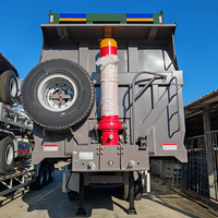 Remorque semi-remorque à 2 essieux 16 pieds 14K Tandom 5 tonnes 12 remorque benne agricole