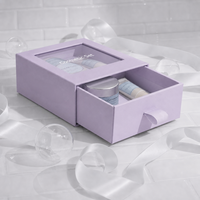 Boîte à cosmétiques avec logo personnalisé, emballage biodégradable, boîte cadeau de luxe pour les soins de la peau, coffret cadeau de parfum avec insert en papier