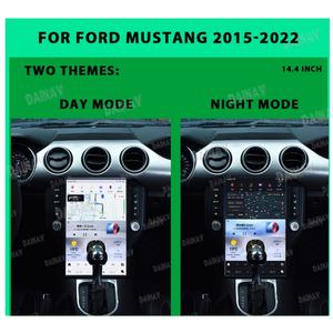 Autoradio Android 13 14,4 pouces pour Ford Mustang 2015-2022 Écran vertical Multimédia GPS Navigation Stéréo de voiture 4G Carplay - Product Image 5