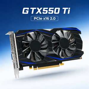 การ์ดจอ GTX550Ti <span class=keywords><strong>1GB</strong></span> GDDR5 128Bit ระบายความร้อนด้วยพัดลม สำหรับการ์ดแสดงผล DVI VGA สำหรับเล่นเกม GPU สำหรับคอมพิวเตอร์ตั้งโต๊ะ - Product Image 6