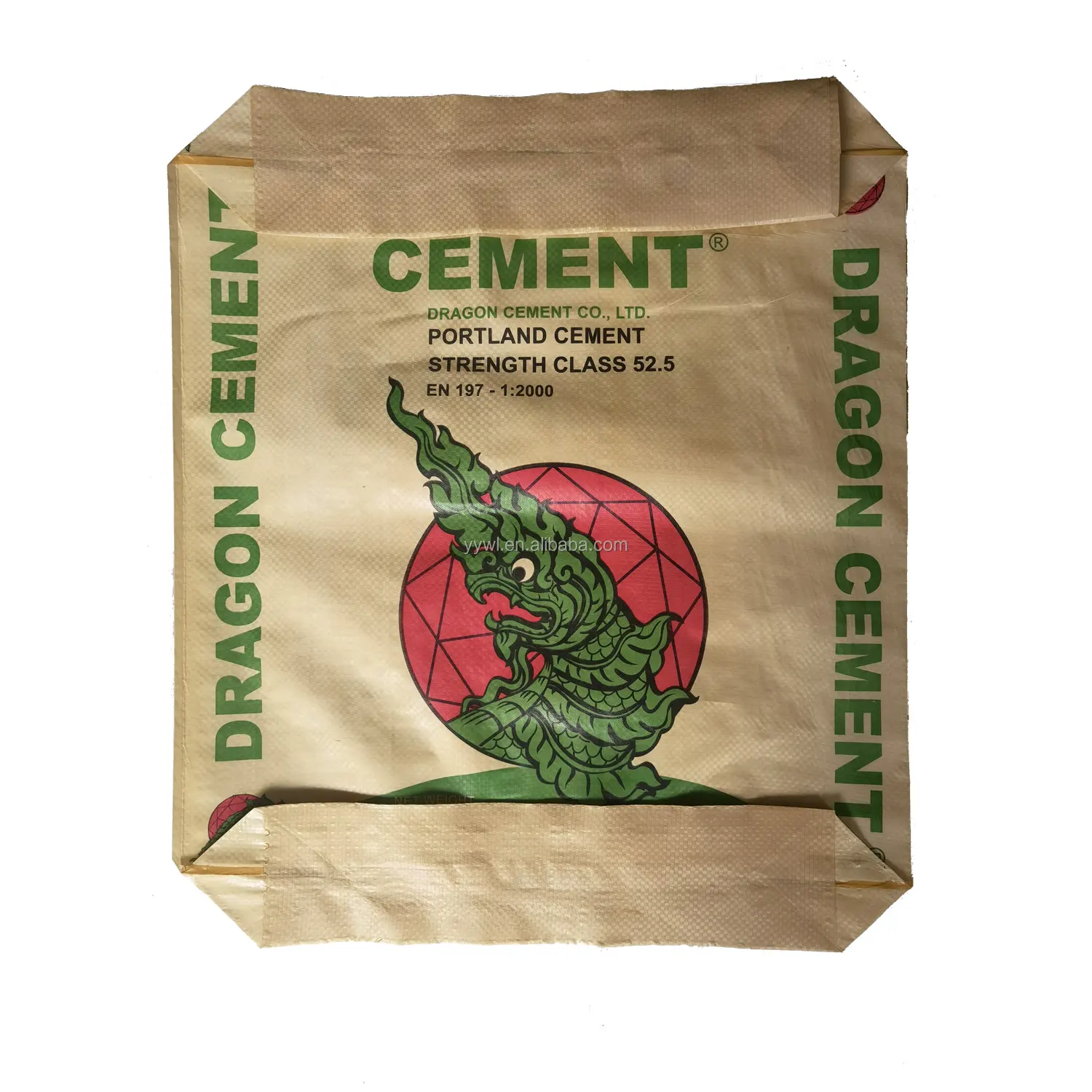 Beste Verkoop Geweven Empti Pp Klep 25 Kg 40 Kg 50 Kg Cement Zak China Cement Tassen Fabrikanten