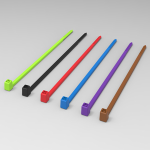 ケーブルタイ長幅200mm 4.8mmカスタマイズ可能カラー自動車製造用配線用ハーネス配置ホームに適しています - Product Image 4