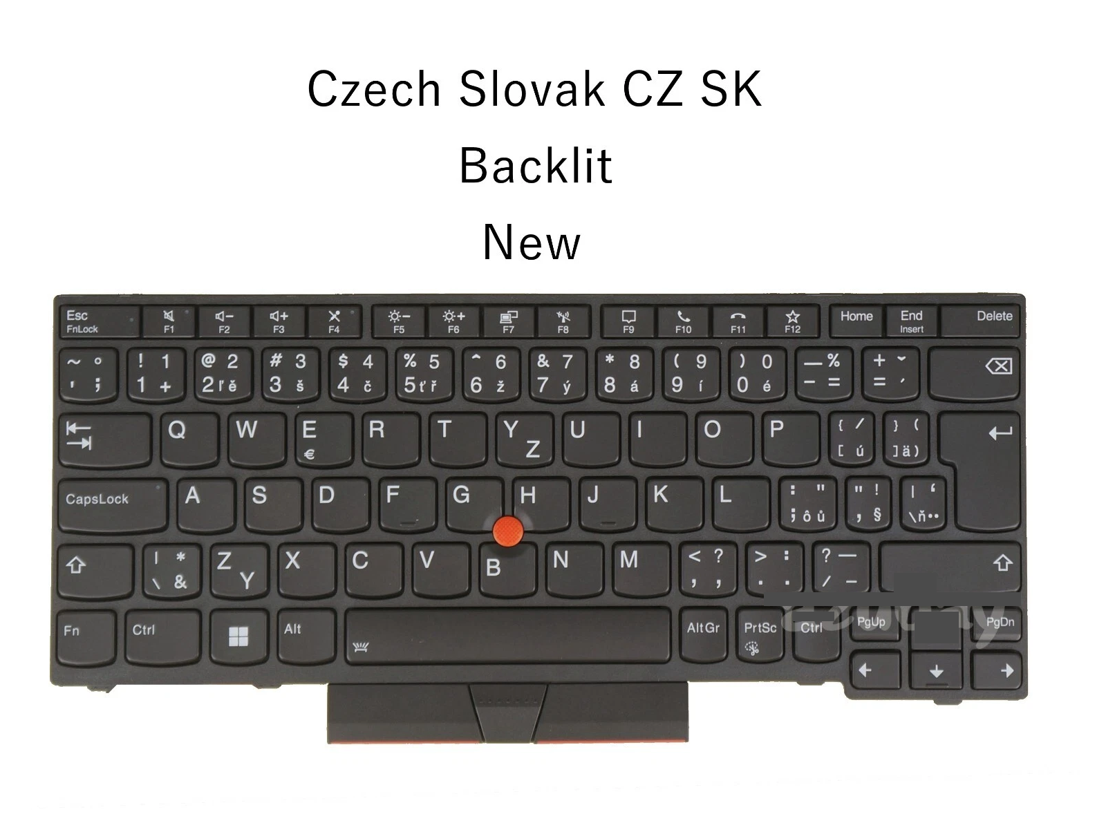 Yunaღ UK Backlit W/pointer Keyboard for Lenovo Thinkpad X13 Gen2