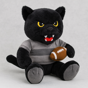 Peluche Mascotte Sportive Panthère Noire Personnalisée OEM ODM pour Matchs de Football, Articles de Soutien et Souvenirs d'Équipe - Product Image 4