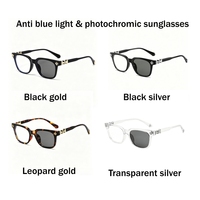 Lunettes de soleil photochromiques classiques rétro avec logo personnalisé, design Chro Heart, mode, UV400, anti-lumière bleue, pour hommes et femmes