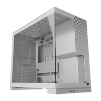 Gabinete de PC Jungle Leopard AX-1 de Metal, Full Tower, con Malla, Vidrio Templado, Ventilación Lateral, Refrigeración Líquida, M-ATX, PSU Superior/Inferior