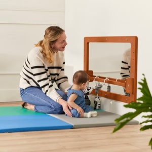 <span class=keywords><strong>Specchio</strong></span> Montessori per Neonati, <span class=keywords><strong>Specchio</strong></span> di Sicurezza Antiurto per l'Apprendimento Precoce, <span class=keywords><strong>Specchio</strong></span> <span class=keywords><strong>da</strong></span> Parete per <span class=keywords><strong>Cameretta</strong></span> con Barra di Supporto - Product Image 3