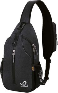 <span class=keywords><strong>WATERFLY</strong></span> Sac à dos à bandoulière Sac à bandoulière Voyage Randonnée Sac de poitrine Sac à dos - Product Image 4