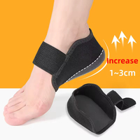 Coussinets de talon en silicone auto-agrippants antidérapants demi-taille pour le confort et le soutien de la fasciite plantaire, semelles rehausseuses pour chaussures