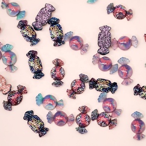 Paso Sico Super brillante brillo lindo caramelo resina púrpura DIY 3D Nail Art Charms moda manicura accesorios Decoración - Product Image 1