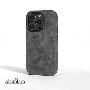 Hochwertiges Wildleder für Handyhüllen mit Kabelloser Ladefunktion und Kameraschutz für 17 16 15 14 13 Pro Max - Product Image 1