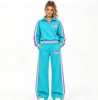 Ensemble de survêtement personnalisé pour femmes, idéal pour les équipes de cheerleading et de danse, sweat-shirt et pantalon personnalisés