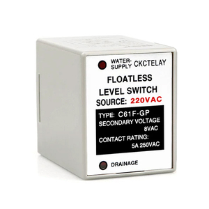 <span class=keywords><strong>Relais</strong></span> de niveau de liquide à 8 broches 220V 380V pour réservoir d'eau, contrôleur de pompe - Product Image 5