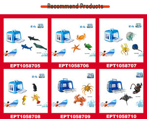 EPT promozione Dollartoys tartaruga granchi stella marina <span class=keywords><strong>Orca</strong></span> pesce nero balena corpo marino tigre squalo figura animale marino modello Set giocattolo - Product Image 6
